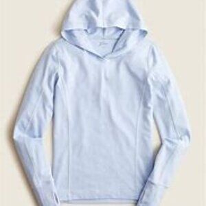 J.crew NWT Fitted hoodie in Signature flex Blue